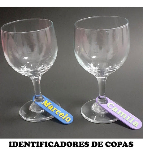 IMPRIMIA3D Personalized Cup Identifiers Set of 10 0