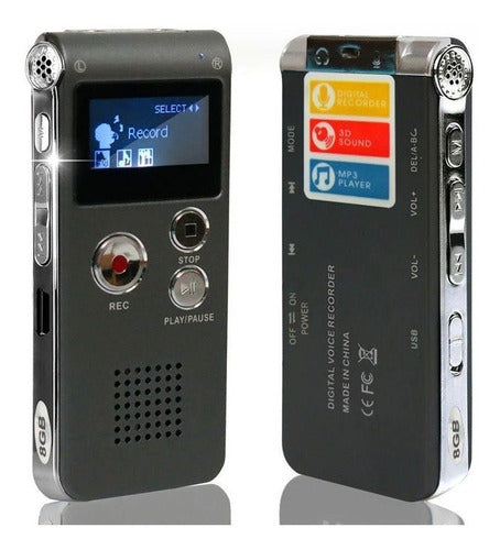 Alelectronic Mini Digital Voice Recorder Journalist Microphone 8GB 1