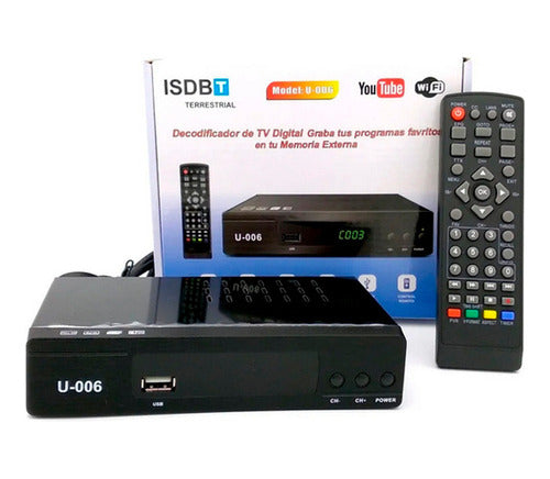 Sintonizador Digital Antena Tv Publica  Hd Envio Gratis 0