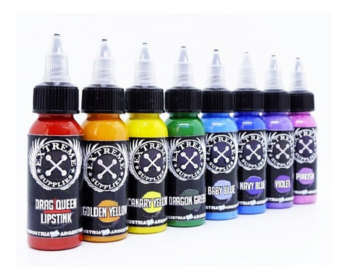 Tinta Tatuaje Extreme Tattoo Pigmento Ink 1oz Nacionales Usa 0