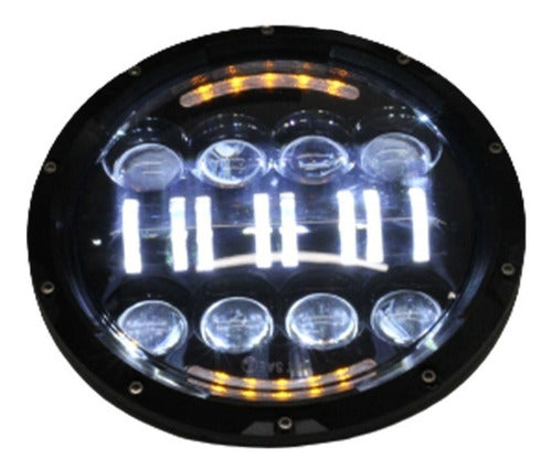 Luxled by Kobo Lighting Optica Faro Led 7 PuLG Wrangler Jeep Willy F100 4 Funciones 6