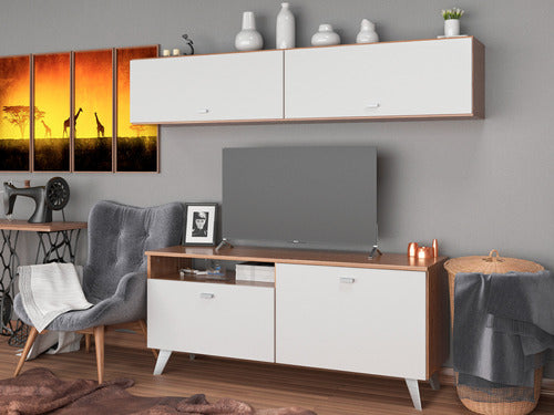 Floating TV Stand + Floating Shelf + Coffee Table Living Room Set 16