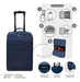 Discovery Foldable Semi-Rigid Travel Suitcase 4