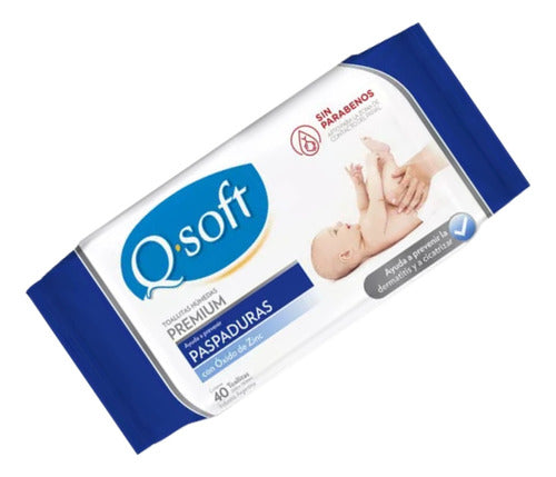 Toallitas Humedas Premium Qsoft Anti Paspaduras 40 U X3 2