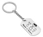 Custom Engraved Kids Drawing Keychain 2