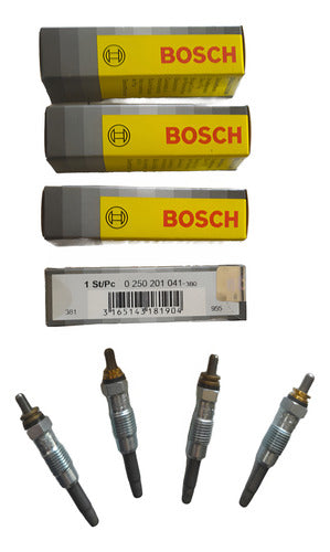 Bosch Bujia Pre Calentamiento Mercedes Benz Mb180/Musso (x4) 1