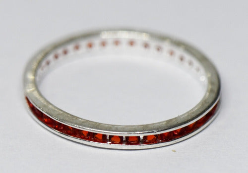 ANTICUARIOS2002 COMAR Endless Ring 925 Silver Red 2