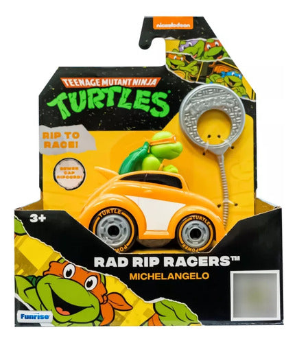 Ninja Turtles Rad Rip Racers Wind-Up Cars Original 4