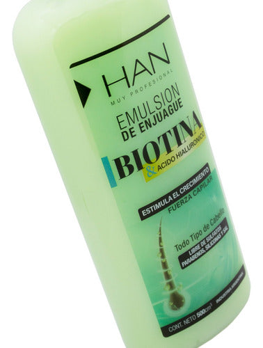 Han Biotina Acido Hialuronico Emulsion Enjuague Anticaída 3