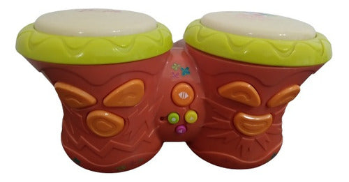 Bongo Tambor Musical Interactivo Luces Y Sonidos Bebe Barbie 0