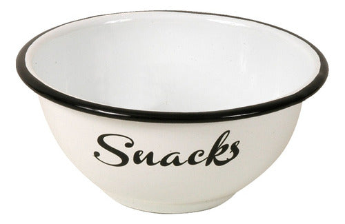 Norte Bowl Enlozado Ideal Picada. Diameter 13.5x6.5cm 0