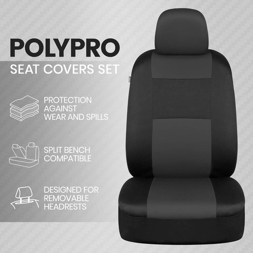 Polypro Juego Completo Fundas Asiento Coche Protectores Asie 1