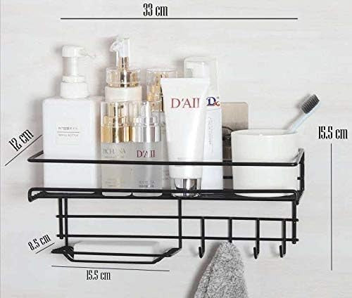 MAUMAU OBJETOS Metal Rack Organizer - Adhesive Shower Shelf 2