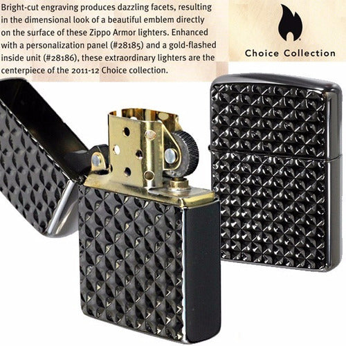 Zippo Original 28186 Armor Lighter + Combo 2