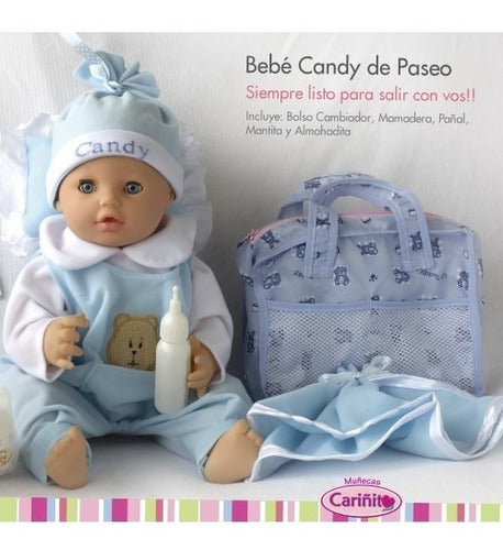 Cariñito Bebote Muñeca Bebe Candy Paseo Sonido Cariñito - Del Tomate 1