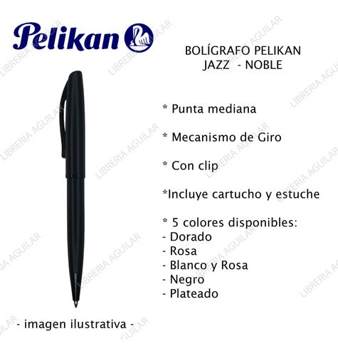 Pelikan Jazz Noble Elegance White Pink Ballpoint Pen 1