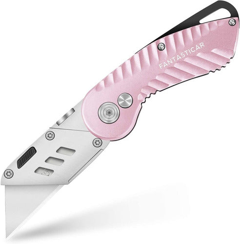 Cutter Trincheta Cuerpo Metalico Fantasticar - Pink 0