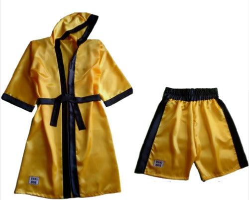 ToniBox Boxing Robe Set + Custom Pants or Skirt 5