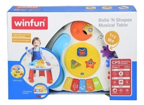 Interactive Baby Activity Table - Children's Play Table - Winfun 0