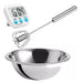 Home Love Automatic Mixer Set + Stainless Steel Bowl + Timer 0