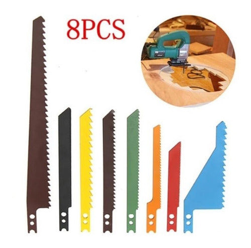 Lacatus Jigsaw Blade Set X 8 Pieces 1