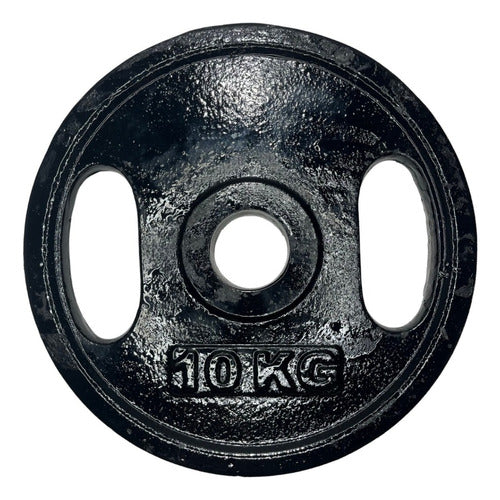 Brest Argentina Olympic Weight Set 20kg 2x10kg Cast Iron Discs with Handle 50mm 5