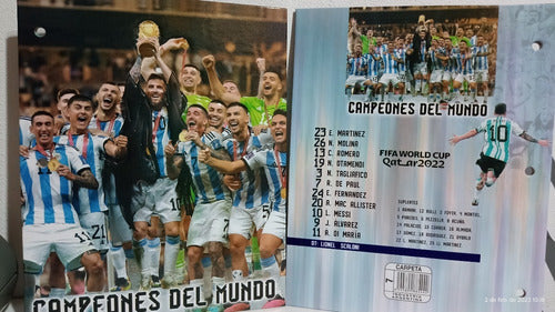 Messi Campeones Folder N3 with Embossed Cardboard Covers 1