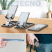 Toptecnouy Foldable Metal Support for Mobile Phone on Desk or Table 1