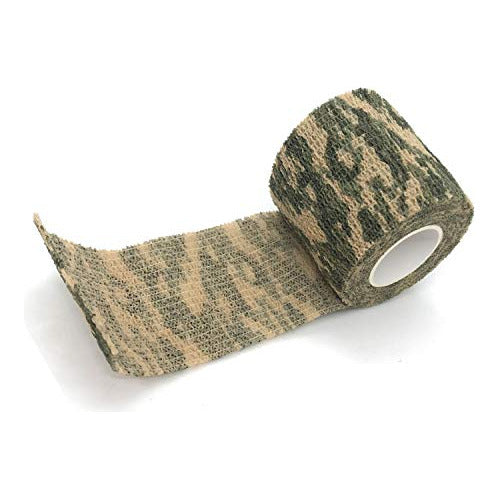 6 Rolls of Self-Adhesive Camouflage Tape - Grass 2