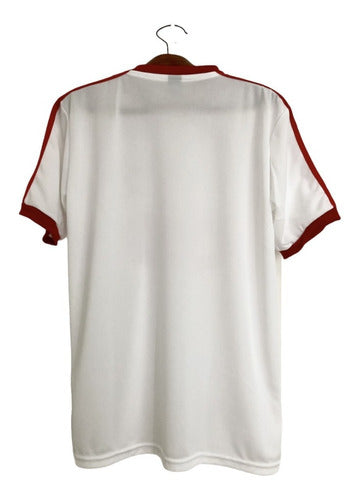 Vintage USSR CCCP White V-Neck T-Shirt 3