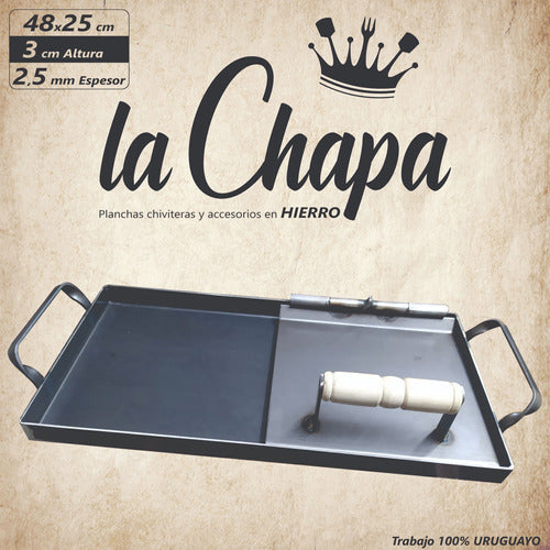 La Chapa Combo Chivitera Iron with Hinged Press 1