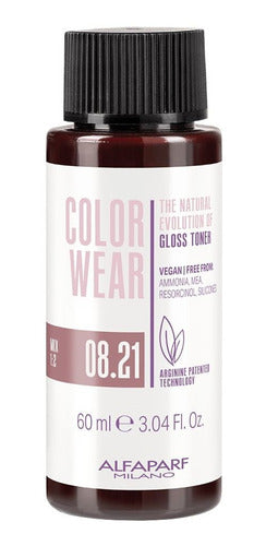 Alfaparf Matizador Color Wear Gloss Toner 60 Ml N°08.21 0