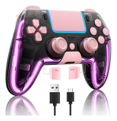 BRHE Wireless Controller for PS4 with Hall 3D 0