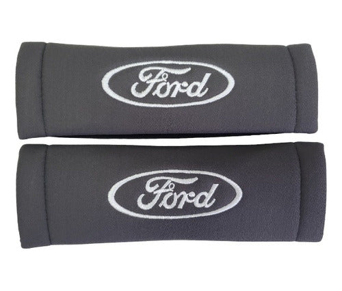 Fiemo Fundas Funda Cubre Cinturon De Seguridad Absorbente Logo Ford 5