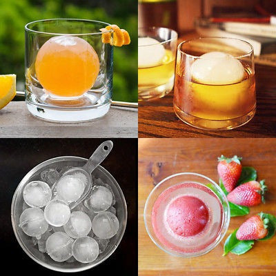 Silicone Sphere Ice Ball Tray Mold Whisky Cube 3