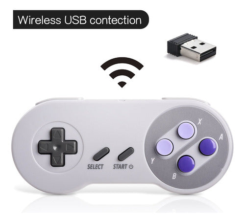 Controlador Usb Inalámbrico De 2,4 Ghz Compatible Con Super 5