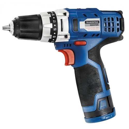 Tramontina 10.8V Battery Drill and Screwdriver with 2 Lithium Batteries 0