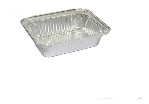 Disposable Aluminum Serving Tray F50 (15x12x4) Pack of 100 Units 0