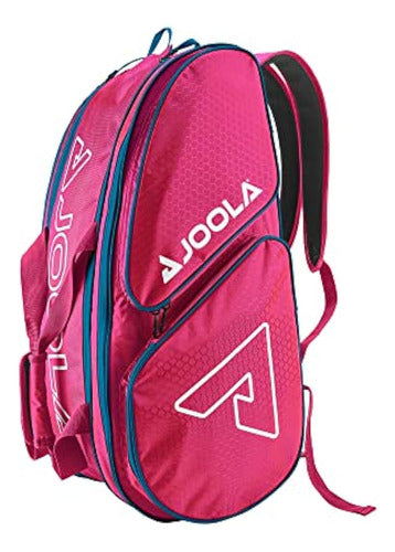 JOOLA Tour Elite Pickleball Bag, Hot Pink/Blue 0