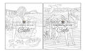 Book: 100 Summer Scenes An Adult Coloring Book Featuring 100 Fun 4