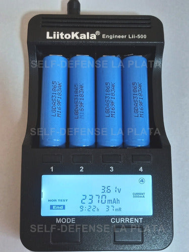 Pila Batería 18650 2200mah Reales LG Con Terminales P/soldar 4