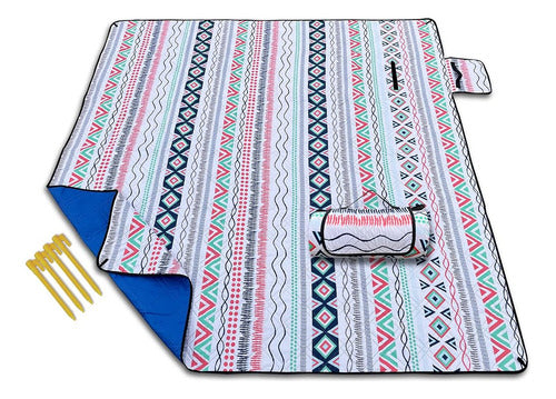 KuoSEN Outdoor Waterproof Sandproof Beach Blanket 0