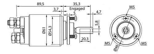 Automatico Partida 12v Para Mercedes L1113 L1313 L1316 L1513 2