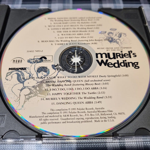 Muriel's Wedding - Banda Sonora. Cd Importado 2