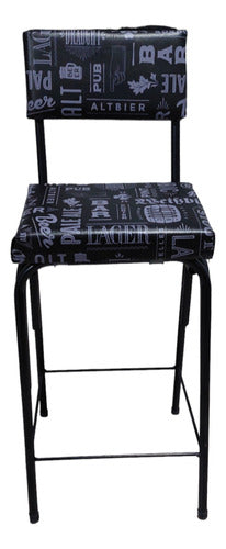 Pack 2 Tarubete Stool with Backrest 0