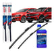 Bosch Kit Escobillas Virtus - Nivus - Polo - Taos 26/18 + Liquido 0