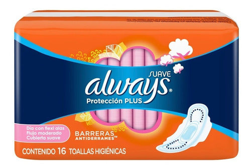 Always Plus Soft Protection Pads x 16 pack 0