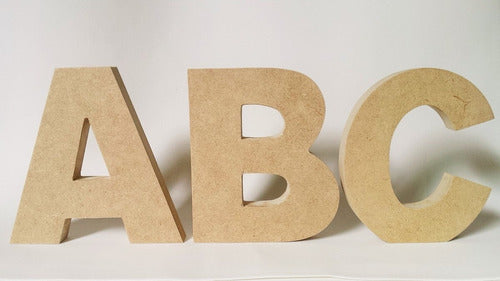 Letras Hechas En Mdf 10cm. Para Decoración - Letras Caladas 0