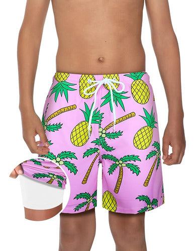 Qranss Boys Swim Trunks Con Compresión Forrada 2 En 1 Swimmi 1