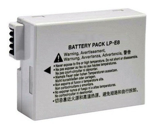 LP-E8 Battery for Canon Rebel T2i T3i T4i T5i Kiss X4 - Warranty 1